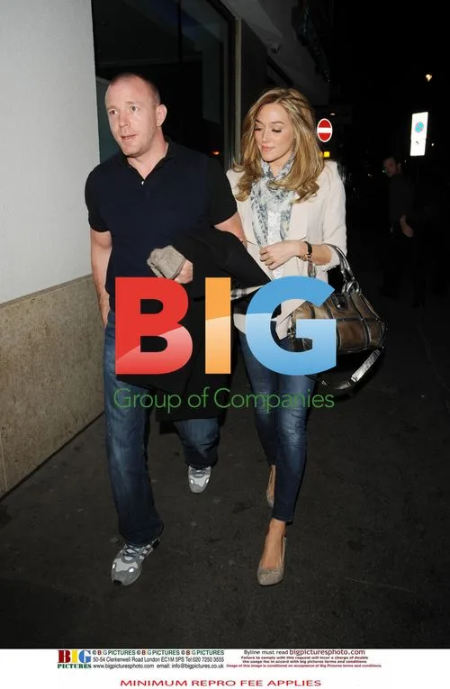 Guy Ritchie and Jacqui Ainsley Leaving Dinner