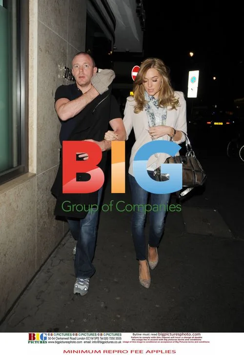 Guy Ritchie and Jacqui Ainsley Dinner Date