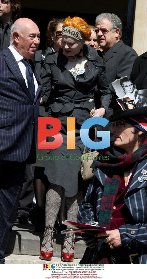 Vivienne Westwood at Malcolm Mclaren's Funeral
