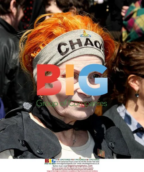 Vivienne Westwood at Malcolm Mclaren's Funeral
