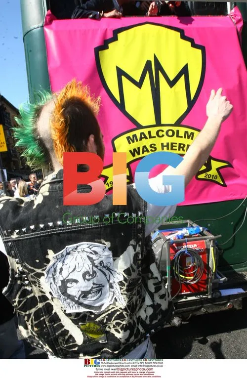 Malcolm McLaren Funeral in Camden
