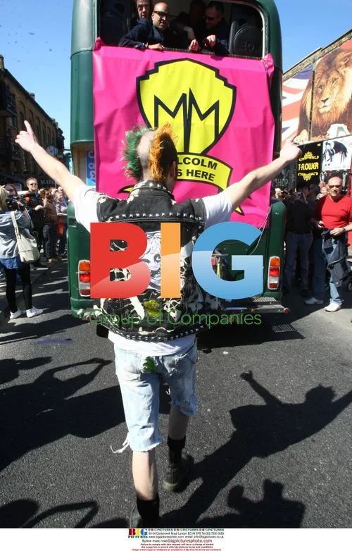 Malcolm McLaren Funeral Procession
