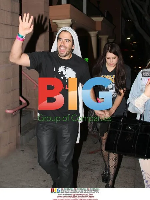 Peaches Geldof and Eli Roth