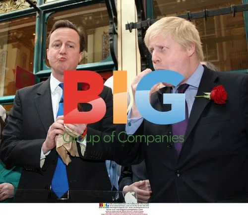 David Cameron and Boris Johnson on Campaign Trail