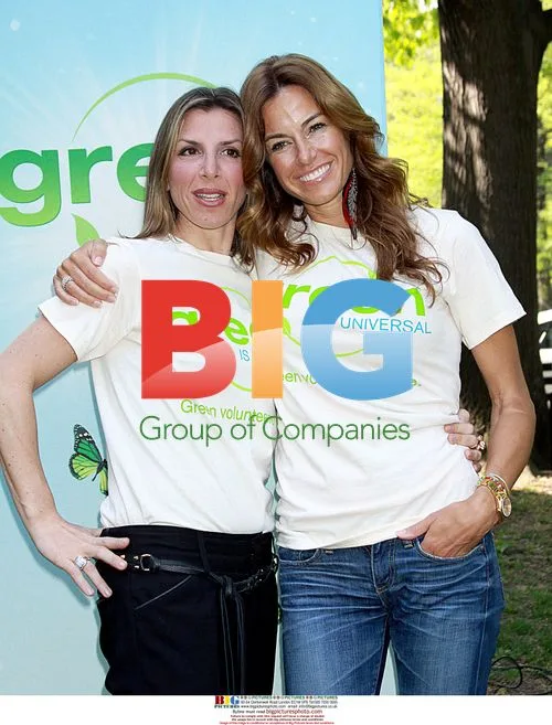 Jennifer Gilbert and Kelly Killoren at NBC Universal Earth Day Event