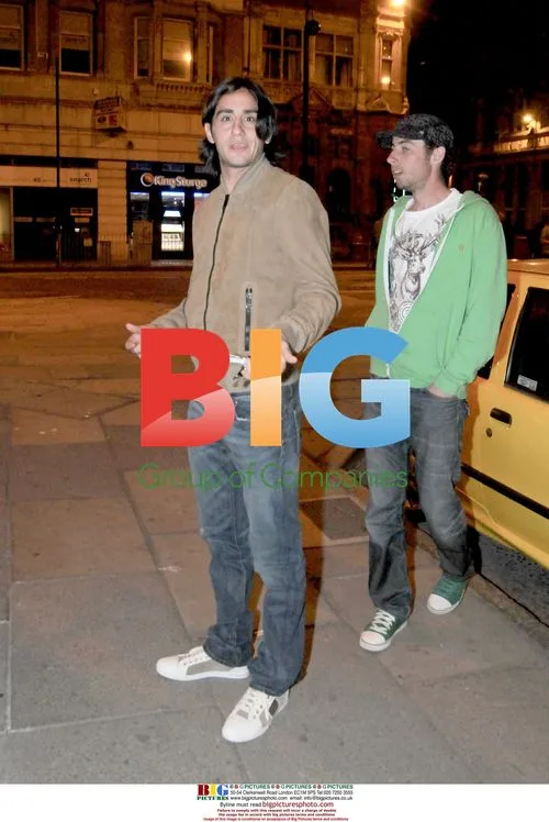 Liverpool footballer Alberto Aquilani out in Liverpool