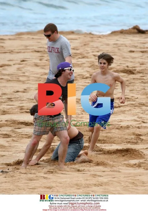 Justin Bieber at Whale Beach, Sydney