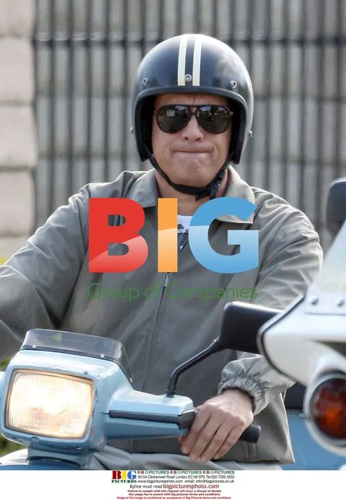 Tom Hanks Rides Vespa on 'Larry Crowne' Set