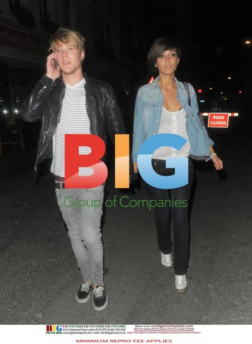 Frankie Sandford and Dougie Poynter spotted together