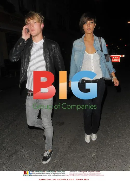 Frankie Sandford and Dougie Poynter
