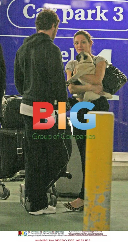 Kelly Brook Surprised at Heathrow