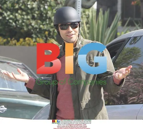 Adrian Grenier Filming 'Entourage' in LA