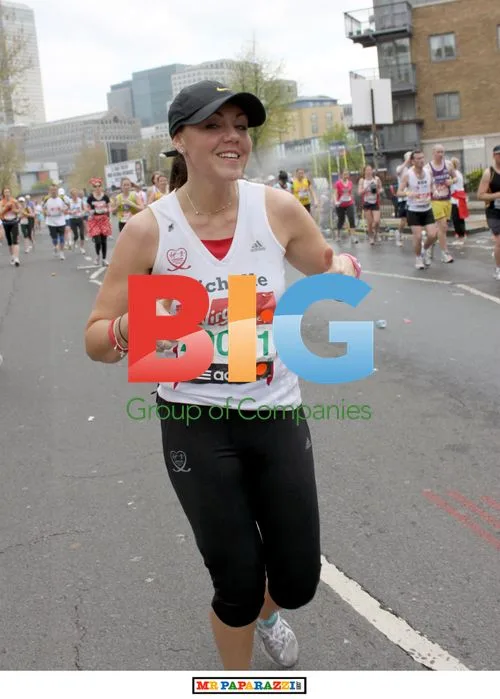 Celebrities at London Marathon