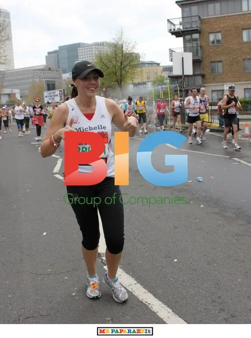 Celebrities Run London Marathon