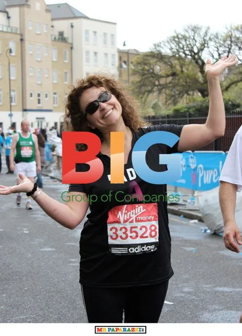 Celebrities run London Marathon