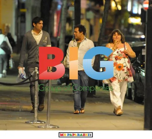 Cheryl Ferguson out in Covent Garden