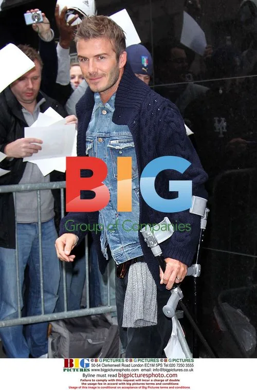 David Beckham Leaves GMA Studios