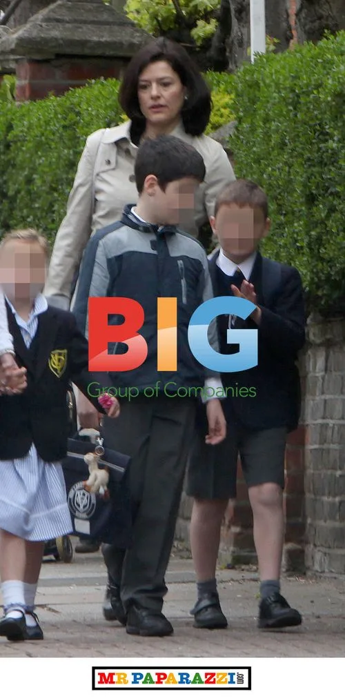 Nick Clegg's Wife on School Run