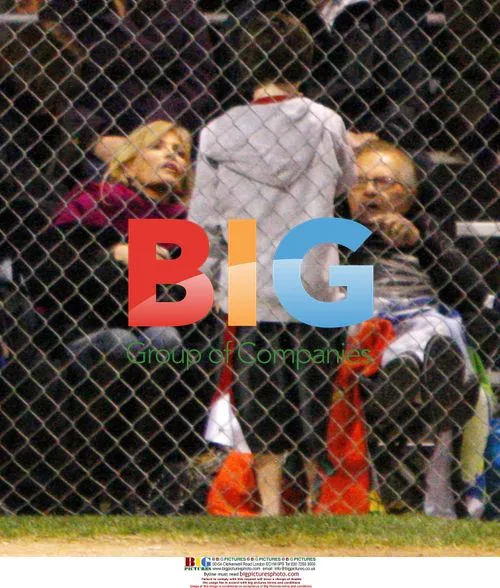 Larry King and Shawn Southwick at Son's Baseball Game