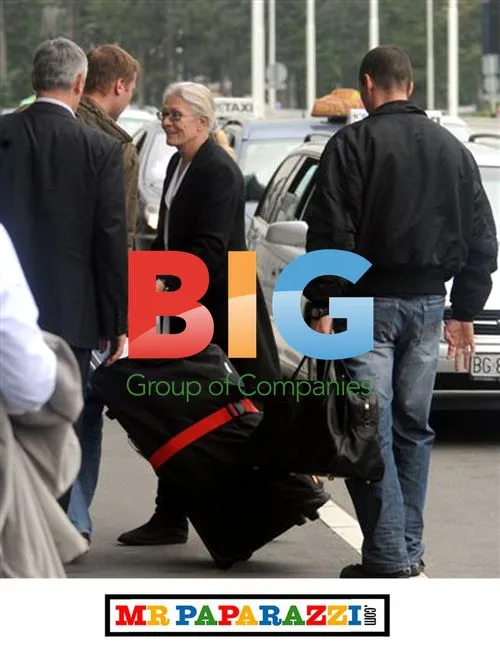 Vanessa Redgrave Departing Belgrade Airport