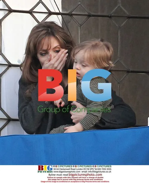 Angelina Jolie and Son Knox in Venice