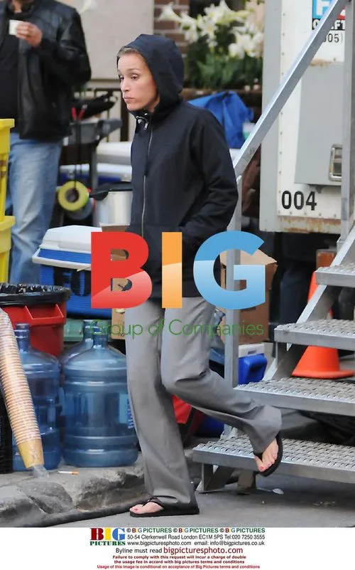 Actress Piper Perabo Filming 'Covert Affairs'