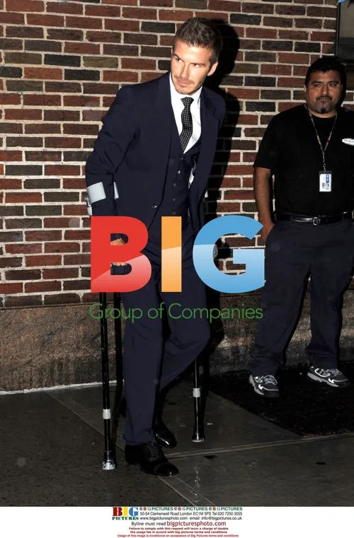 David Beckham on Late Show