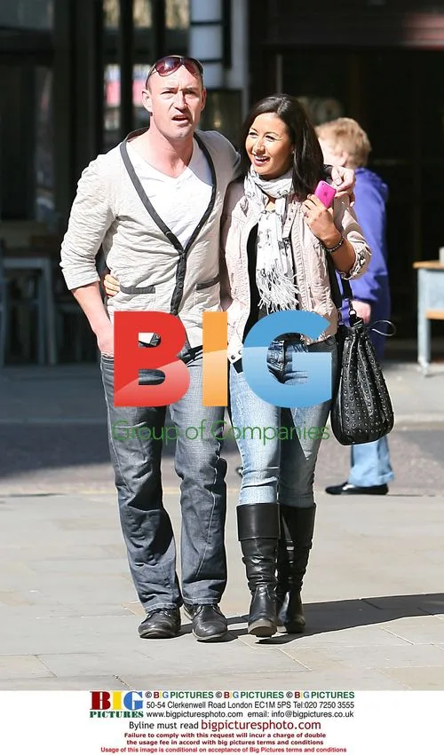 Hayley Tamaddon Enjoys Lunch with Fiance