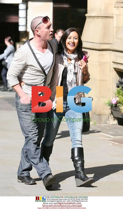 Hayley Tamaddon Enjoys Lunch with Fiance in Manchester
