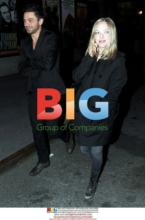 Amanda Seyfried with Dominic Cooper in New York