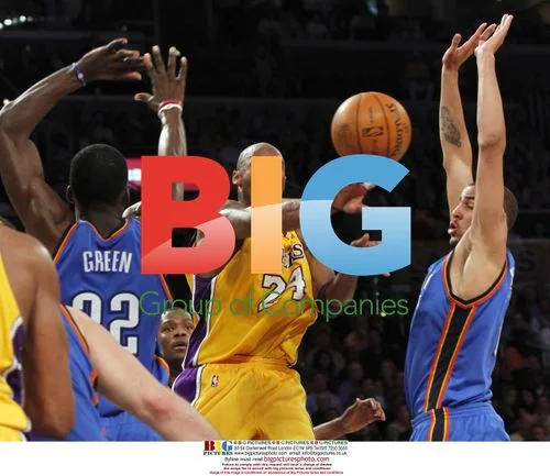 Kobe Bryant during Lakers vs Thunder playoffs