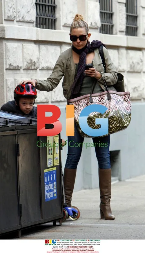 Kate Hudson and Son Ryder in Soho