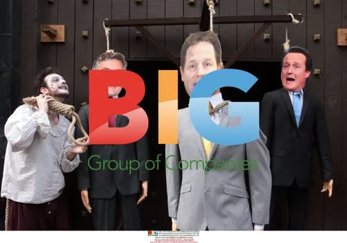 Political Leaders as London Dungeons Mannequins