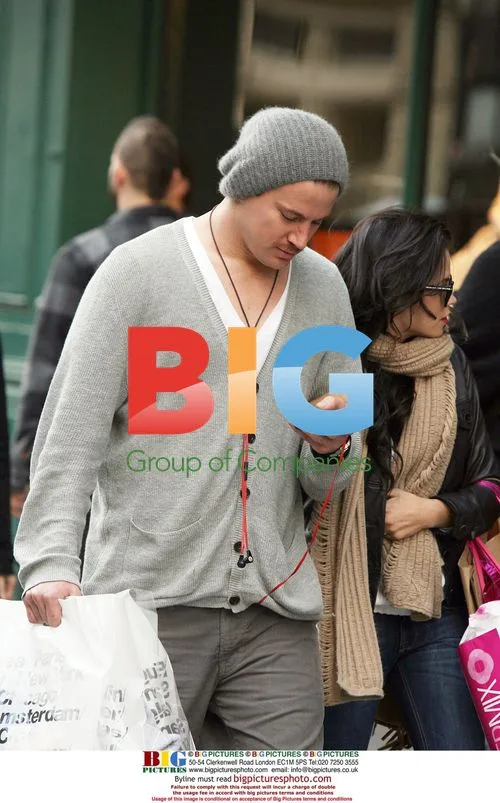 Channing Tatum and Jenna Dewan Shopping in Soho