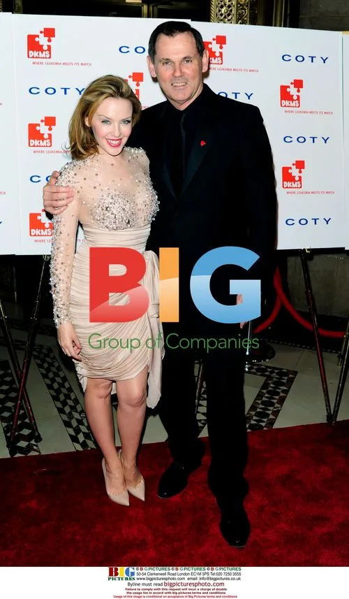 Kylie Minoque and Bernd Beetz attend The DMKS 4th Annual Gala