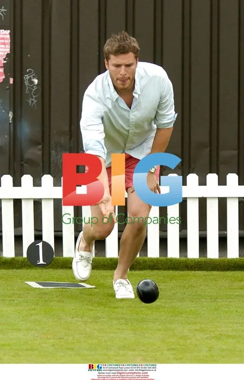 Rick Edwards Bowls at Vauxhall Motors Party