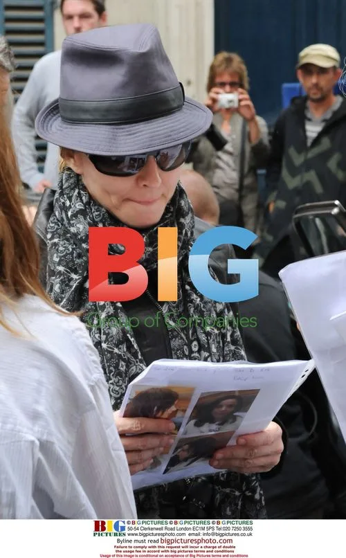 Madonna filming in Paris