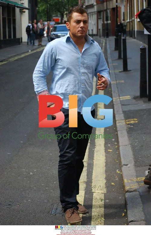 Paul Danan Spotted Smoking Outside Ivy