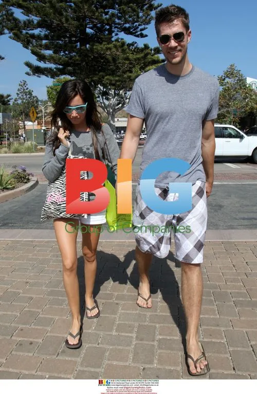 Ashley Tisdale and Boyfriend in Malibu