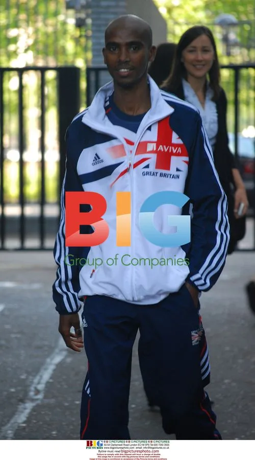 Mo Farah at GMTV Studios