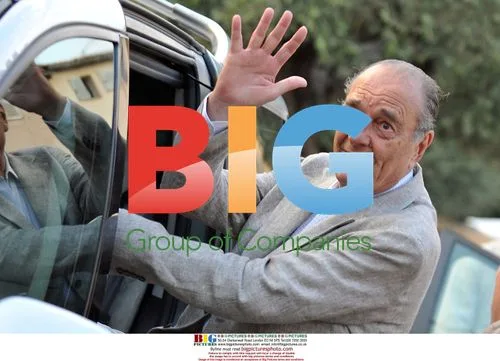 Jacques Chirac Strolls with Franois Pinault in Saint Tropez