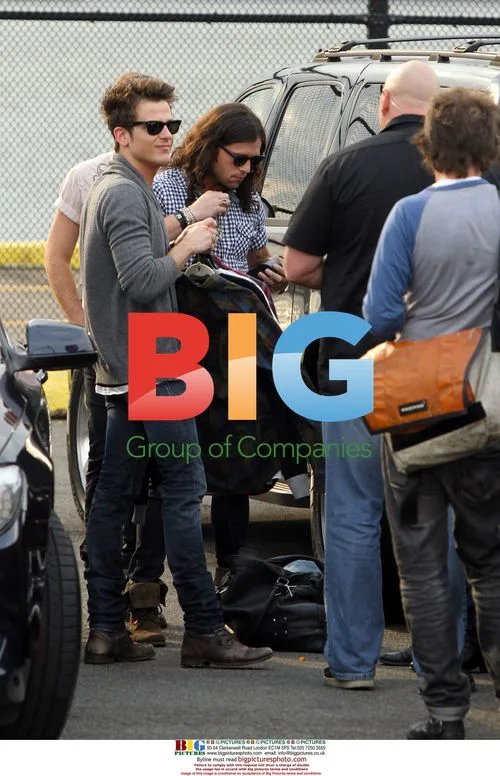 Kings Of Leon Depart NYC Heliport
