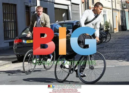 Guy Ritchie on Bike