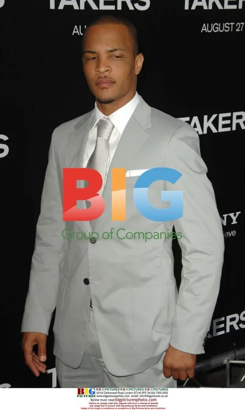 T.I. Arrives at 'Takers' Premiere