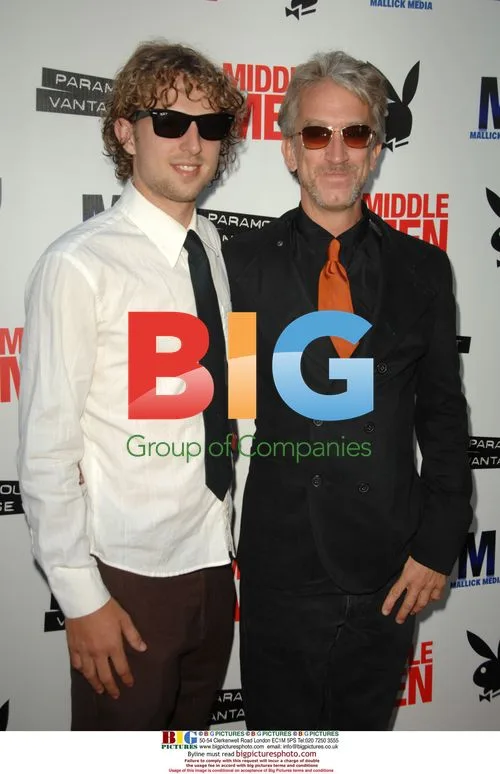 Andy Dick and son at 'Middle Men' premiere