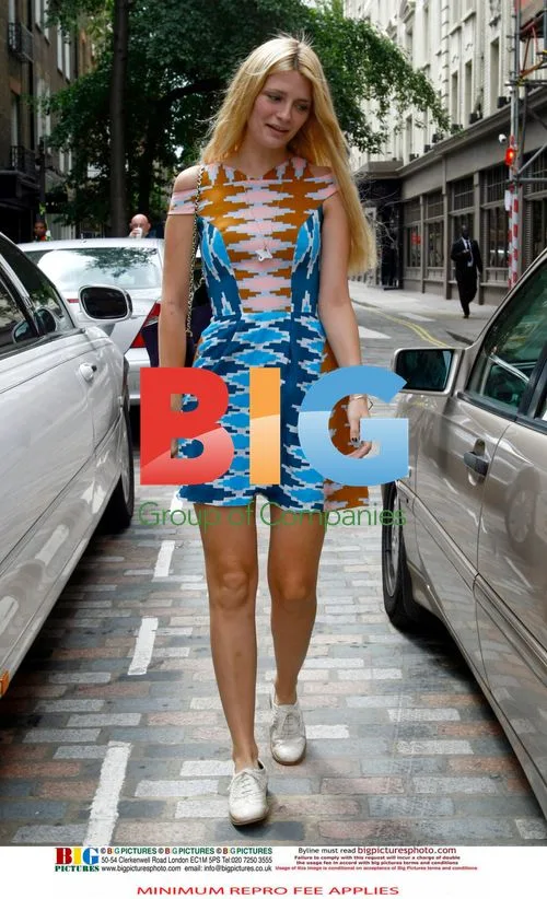 Mischa Barton Leaving Hotel in London