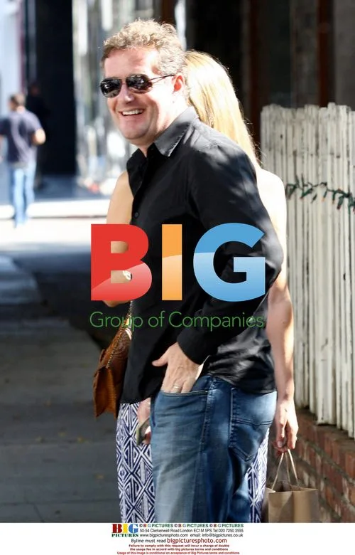 Piers Morgan and Celia Walden Leaving The Ivy