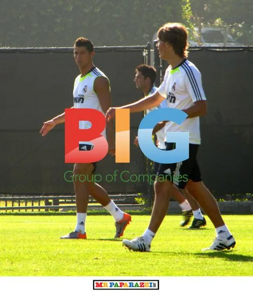 Cristiano Ronaldo at Soccer Practice in LA