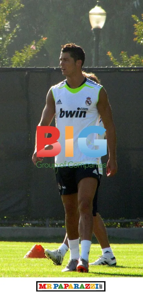 Cristiano Ronaldo at Team Practice