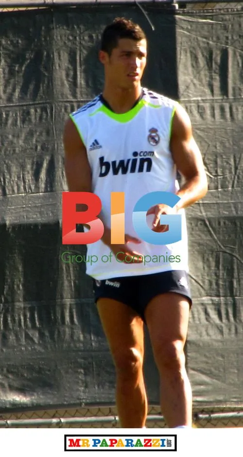 Cristiano Ronaldo at LA Soccer Practice